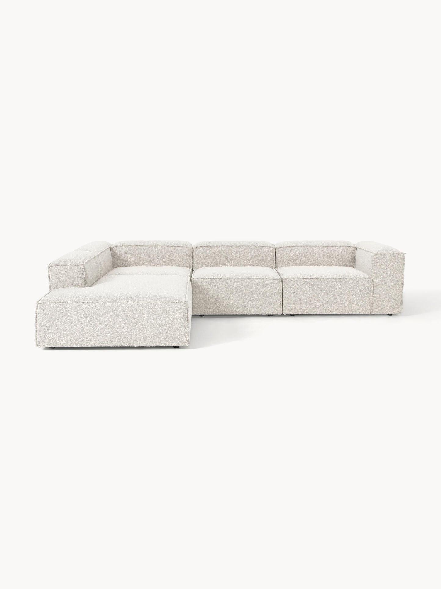 Lenroven XL Modular Bouclé Corner Sofa (4-Seater)