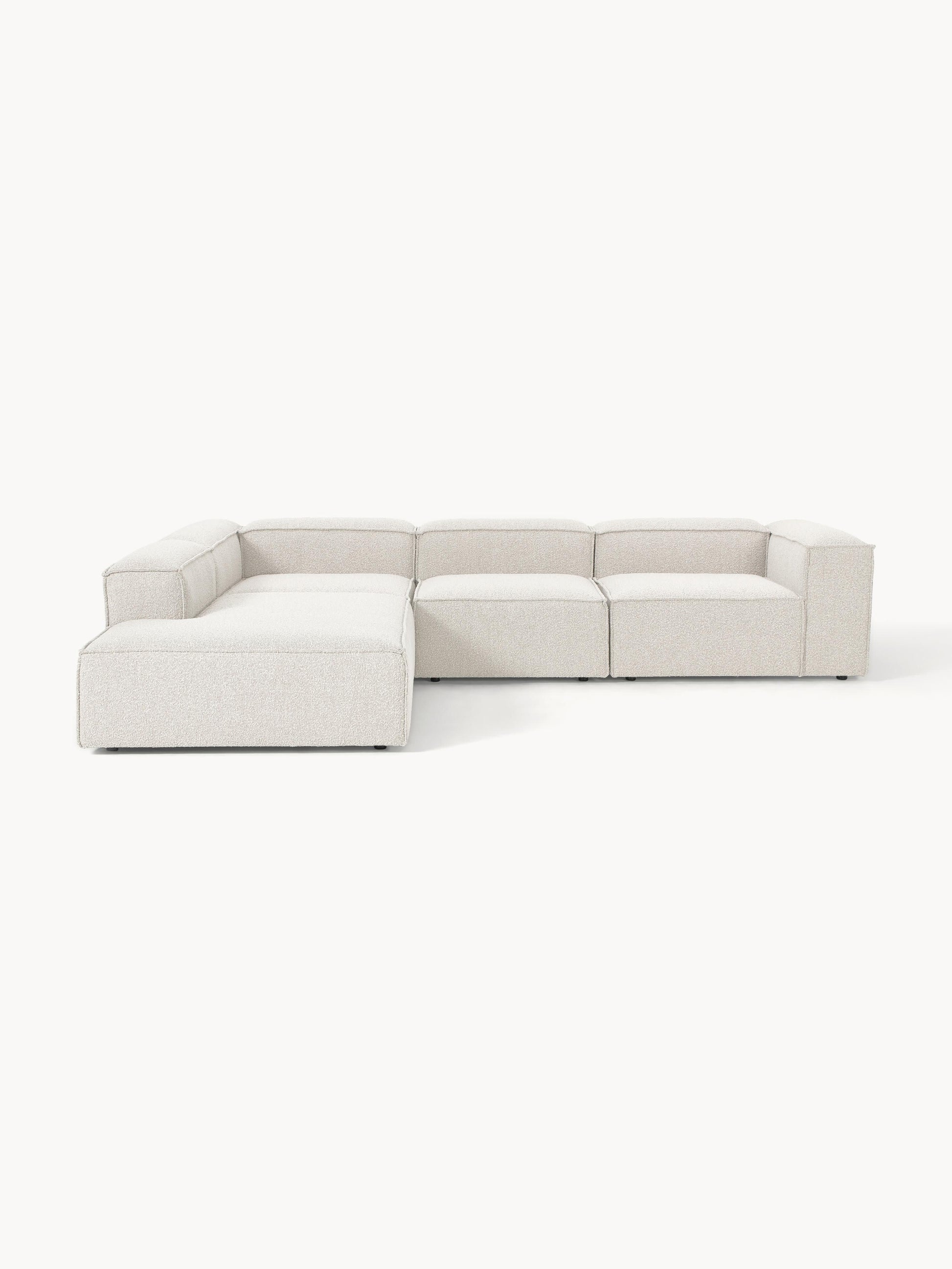 Lenroven XL Modular Bouclé Corner Sofa (4-Seater)