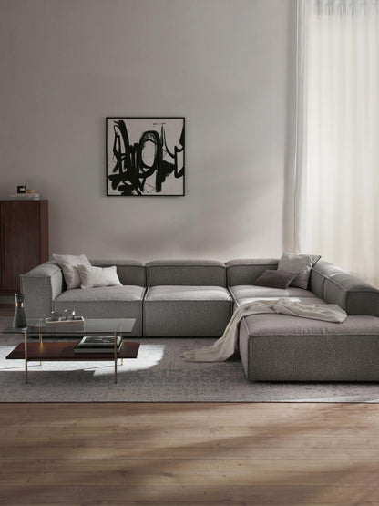 Lenroven XL Modular Bouclé Corner Sofa (4-Seater)
