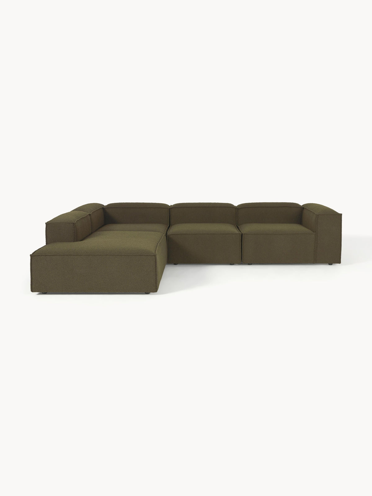 Lenroven XL Modular Bouclé Corner Sofa (4-Seater)