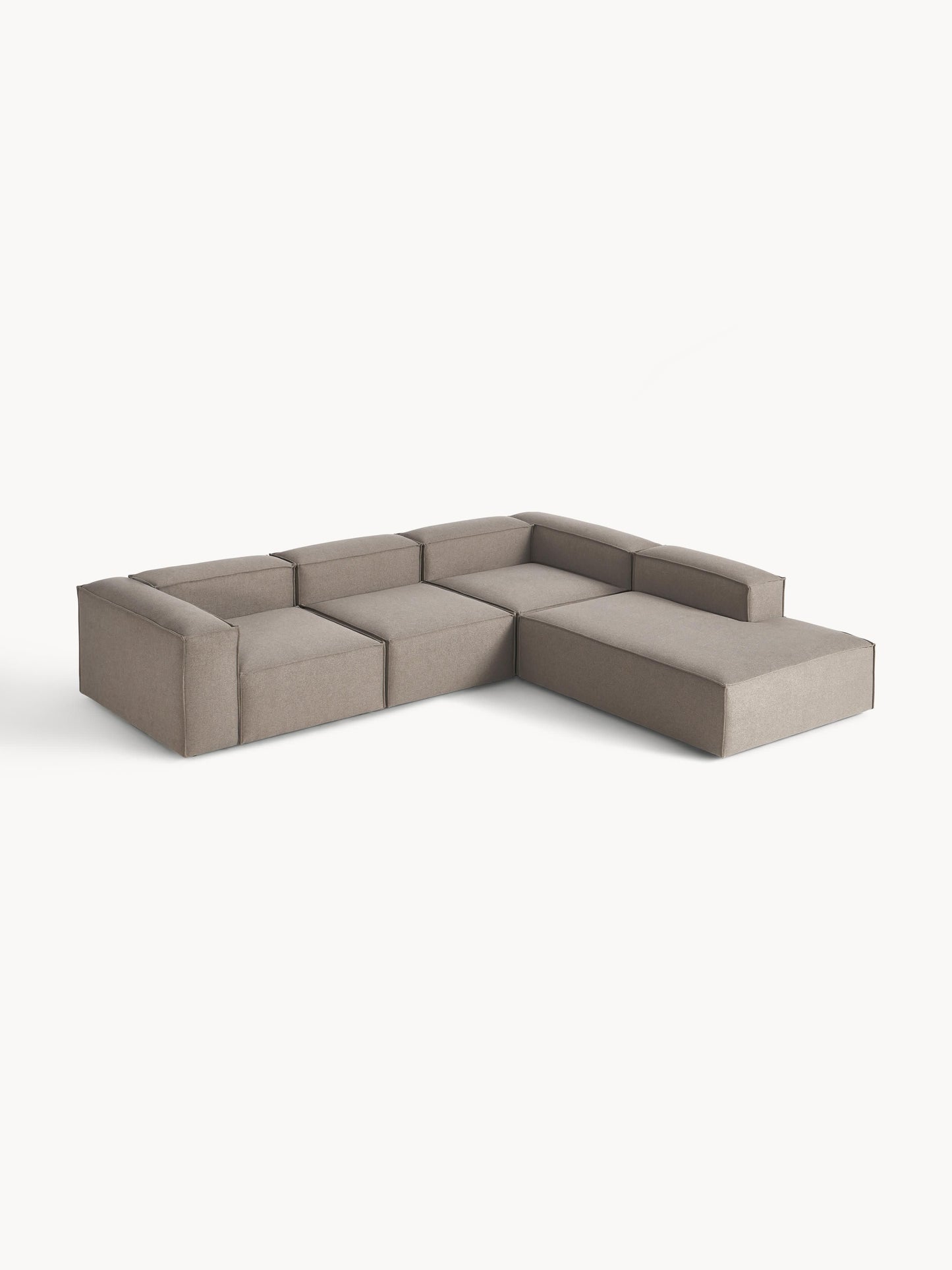 Lenroven XL Modular Corner Sofa, 4-Seater