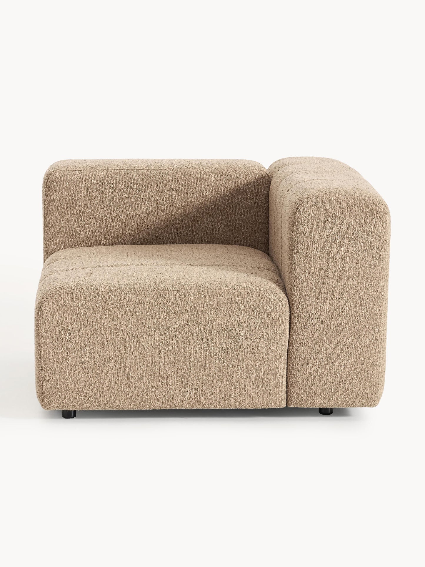 Lenucci Corner Module in Bouclé