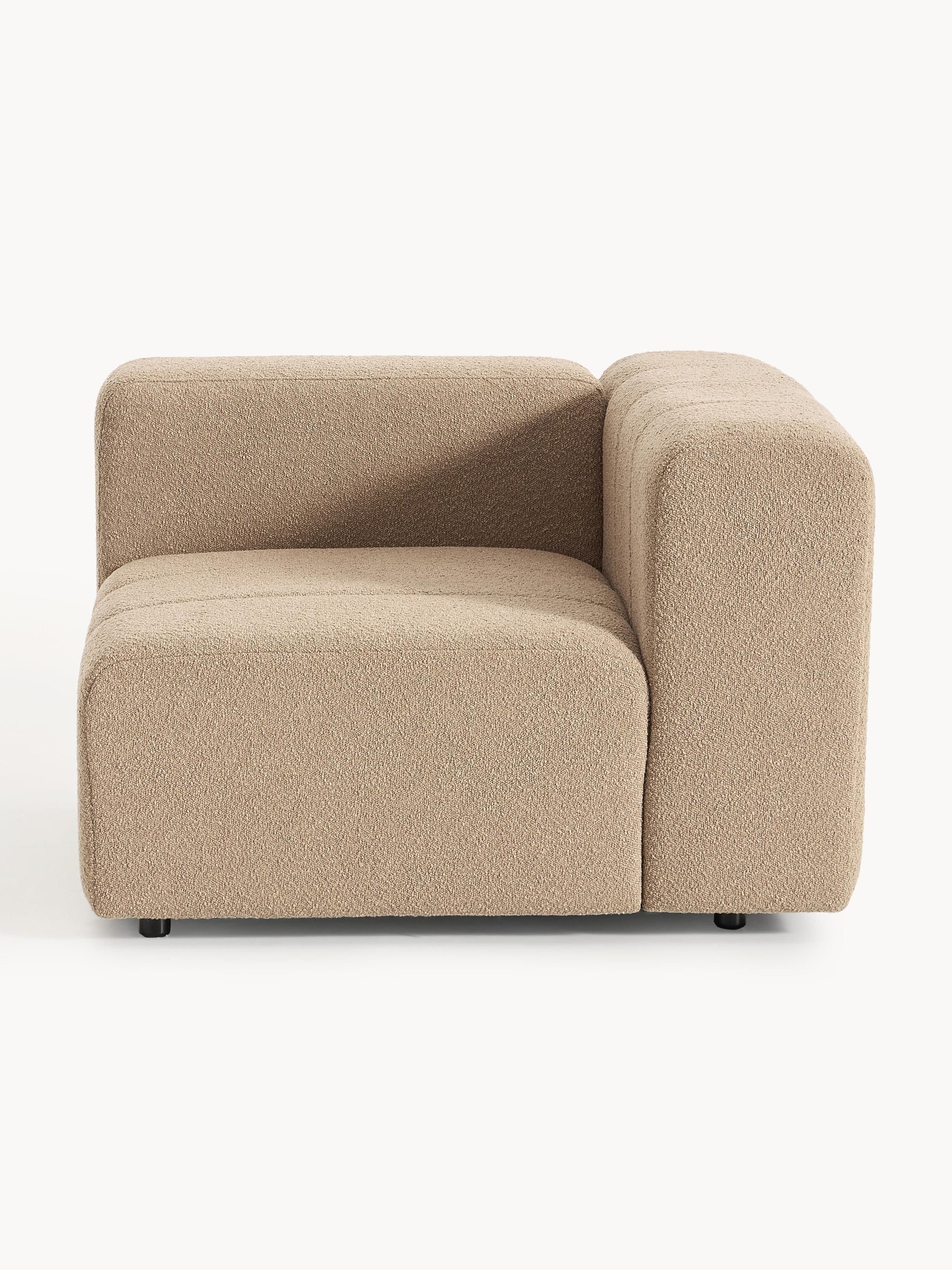 Lenucci Corner Module in Bouclé