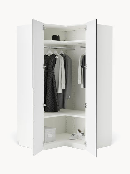 Lenvino Modular Corner Wardrobe, 115 cm Wide, in Various Sizes