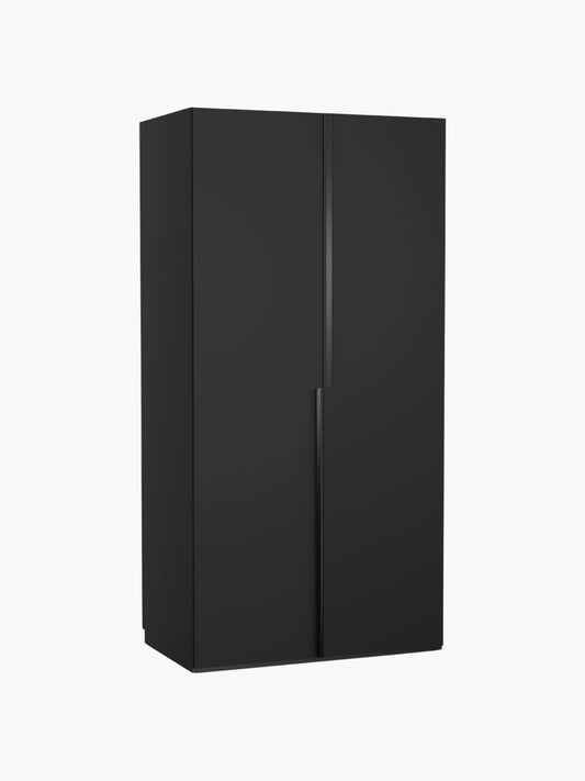 Lenvino Modular Hinged-Door Wardrobe, 100 cm Wide, in Various Sizes
