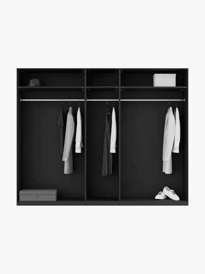 Lenvino Modular Hinged-Door Wardrobe, 250 cm Wide, in Various Sizes