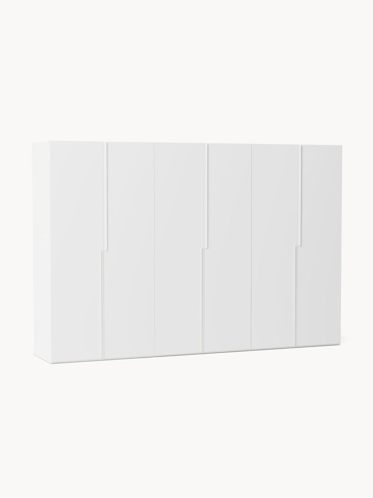 Lenvino Modular Hinged-Door Wardrobe, 300 cm Wide, in Various Sizes