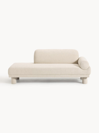 Lilquest Ottoman in Bouclé