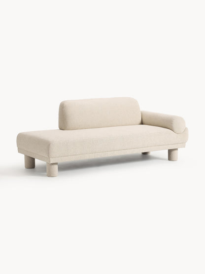 Lilquest Ottoman in Bouclé