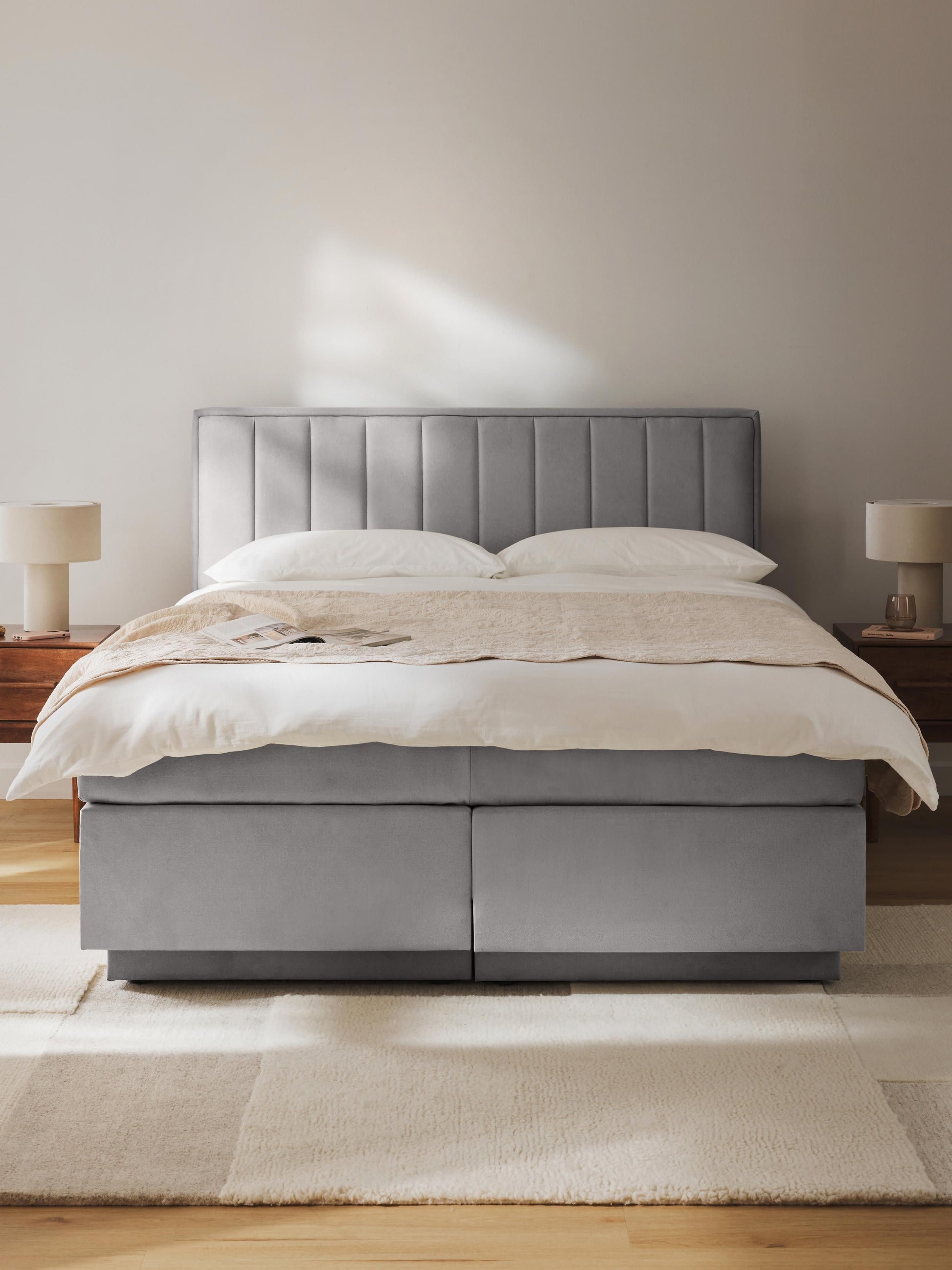 Livestra Box Spring Bed with Storage