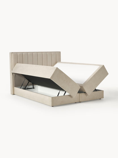 Livestra Box Spring Bed with Storage