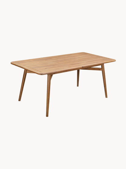 Marbino Acacia Wood Garden Table, 180 x 90 cm