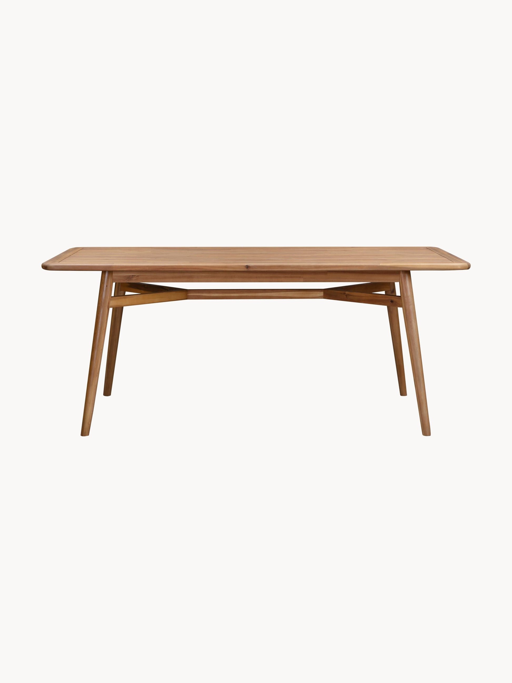 Marbino Acacia Wood Garden Table, 180 x 90 cm