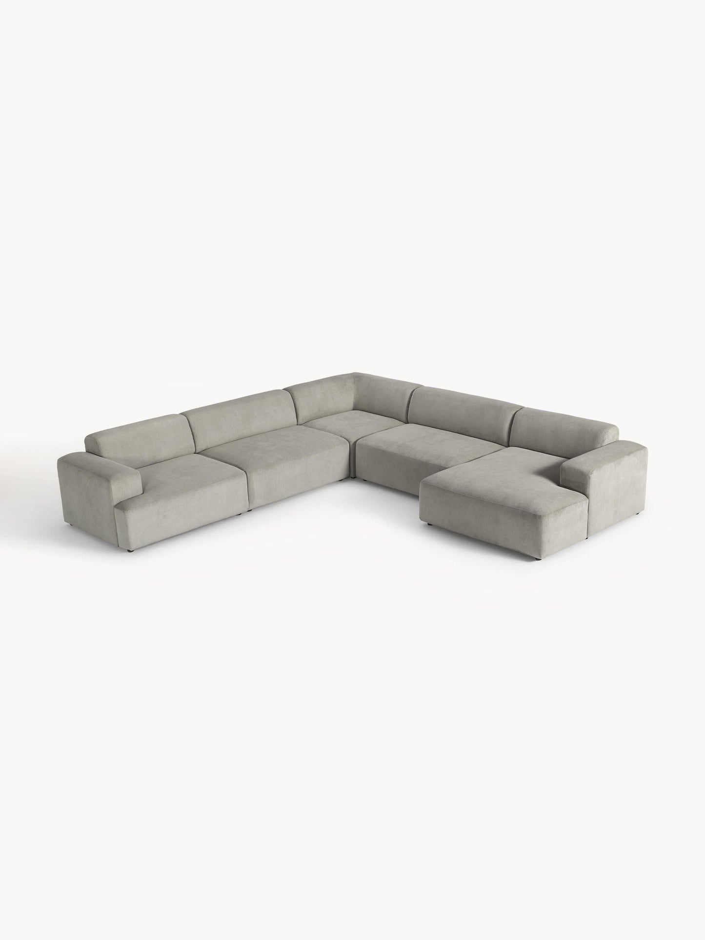 Melvorna Corduroy Corner Sofa, XL