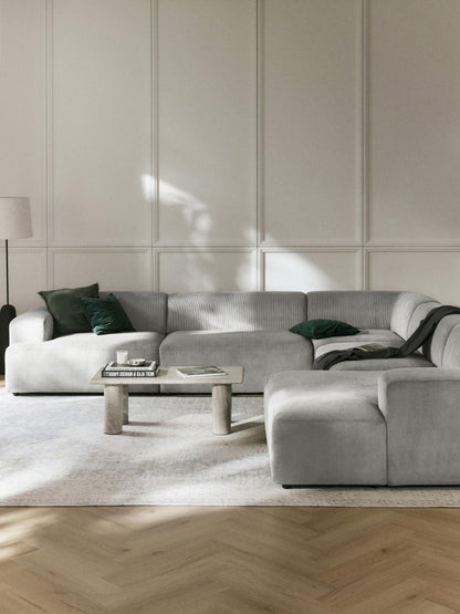 Melvorna Corduroy Corner Sofa, XL