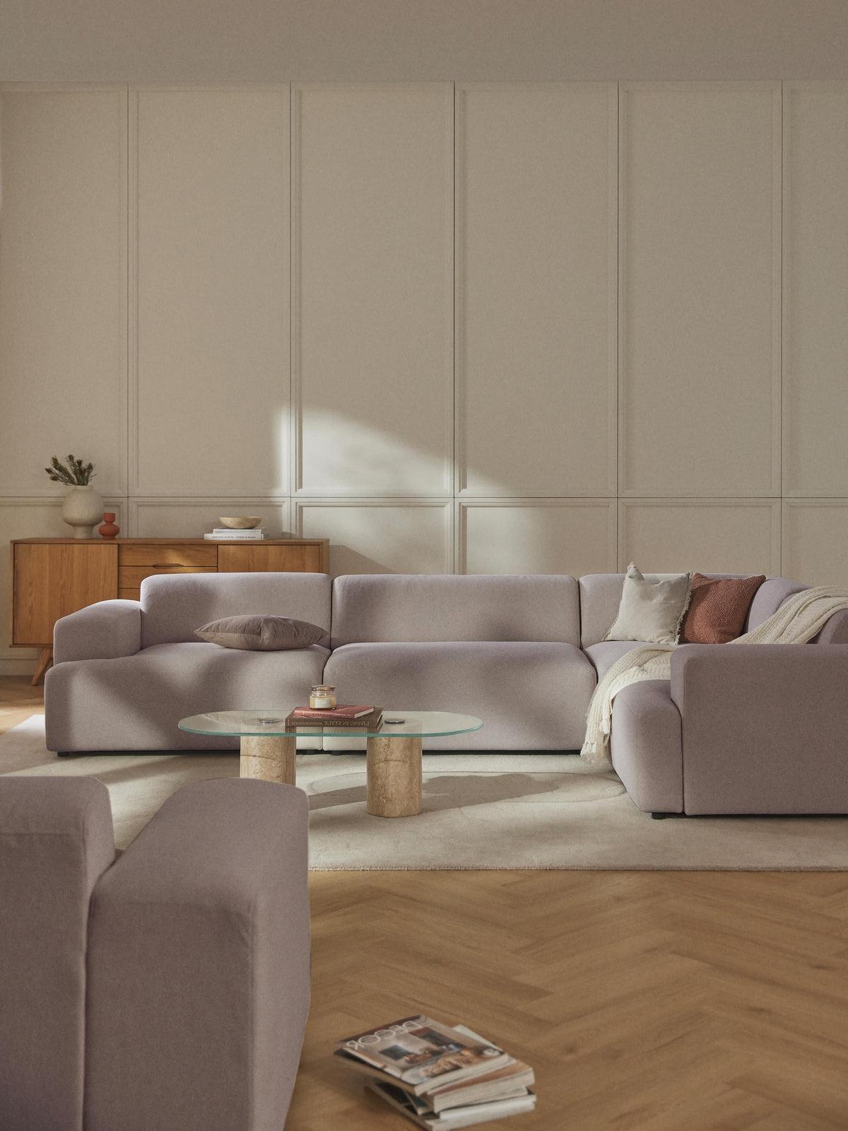 Melvorna Corner Sofa (4-Seater), Large