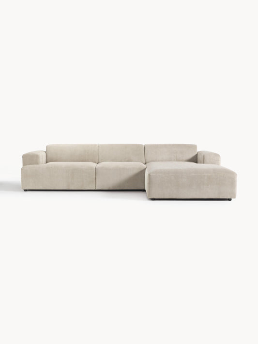 Melvorna Corner Sofa in Corduroy (4-Seater)