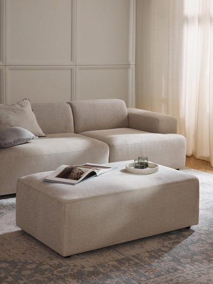 Melvorna Ottoman, XL, W 116 x D 72 cm