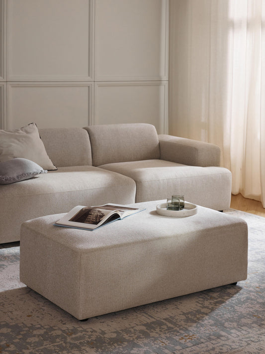 Melvorna Ottoman, XL, W 116 x D 72 cm