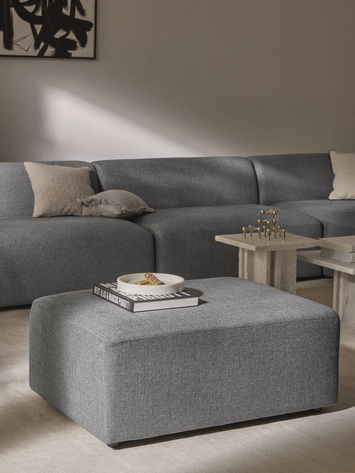 Melvorna Stool, W 99 x D 72 cm