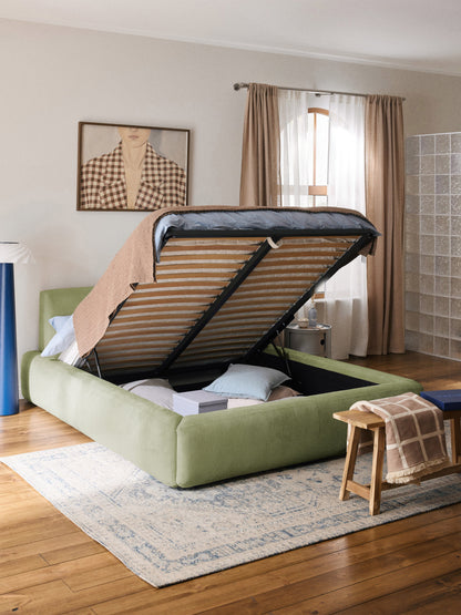 Melvorna Upholstered Storage Bed