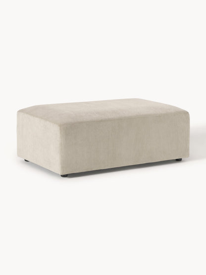 Melvorna XL Ottoman in Corduroy, W 116 x D 72 cm