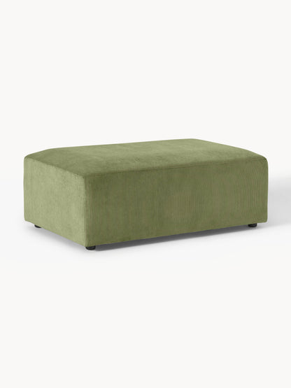 Melvorna XL Ottoman in Corduroy, W 116 x D 72 cm