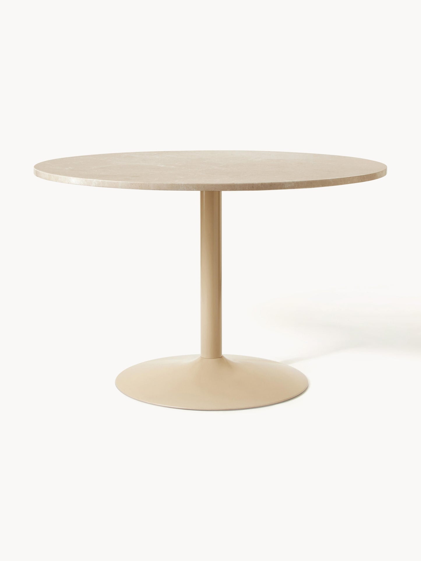 Milforte Marble Oval Dining Table, 120 x 90 cm