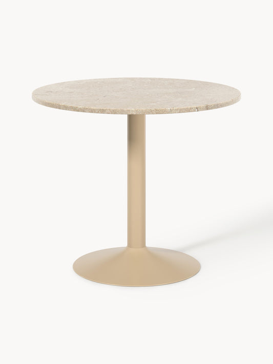 Milforte Marble Round Dining Table, Ø 90 cm