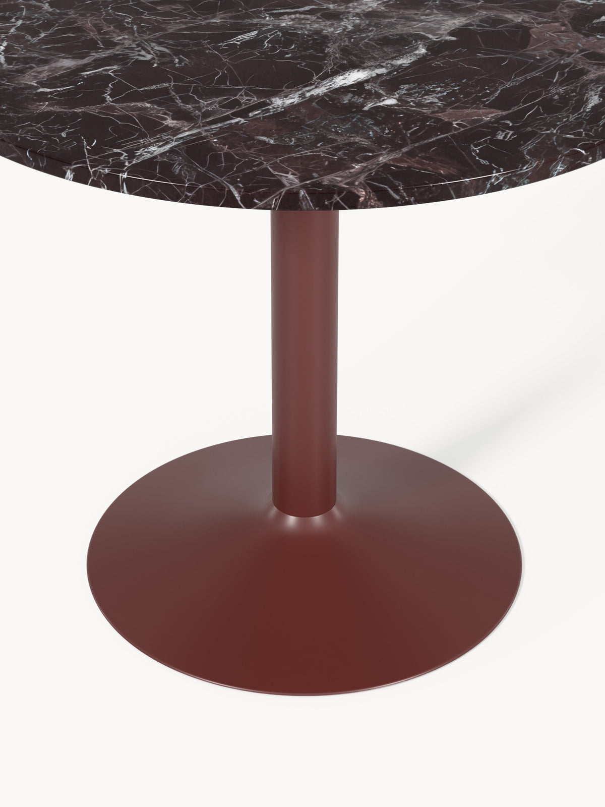 Milforte Marble Round Dining Table, Ø 90 cm