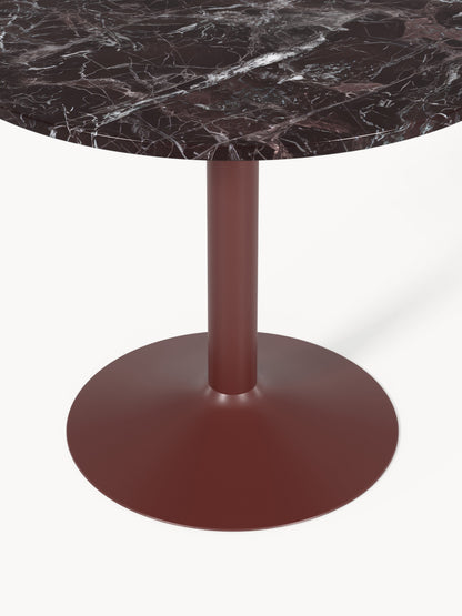 Milforte Marble Round Dining Table, Ø 90 cm