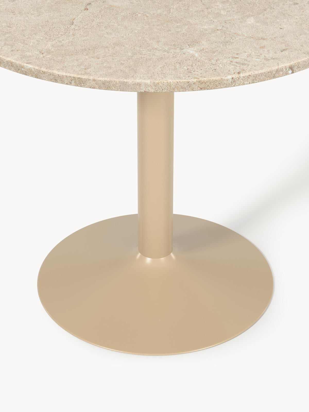 Milforte Marble Round Dining Table, Ø 90 cm