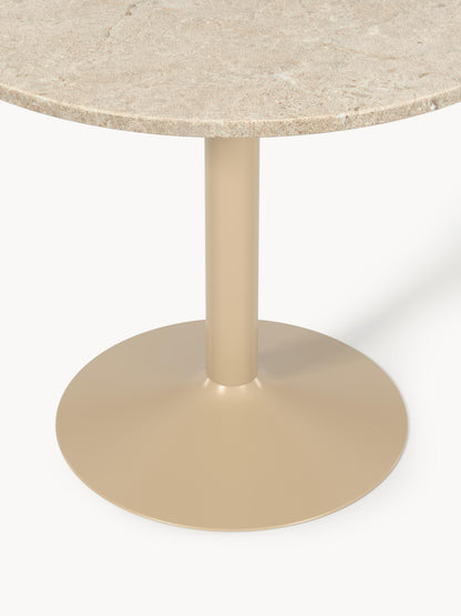 Milforte Marble Round Dining Table, Ø 90 cm
