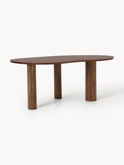 Narbetto Dining Table in Oak with Organic Shape, in Various Sizes