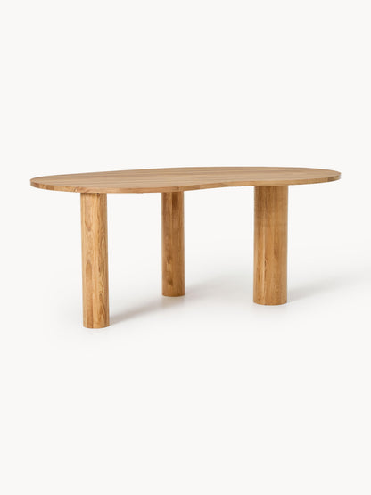 Narbetto Dining Table in Oak with Organic Shape, in Various Sizes