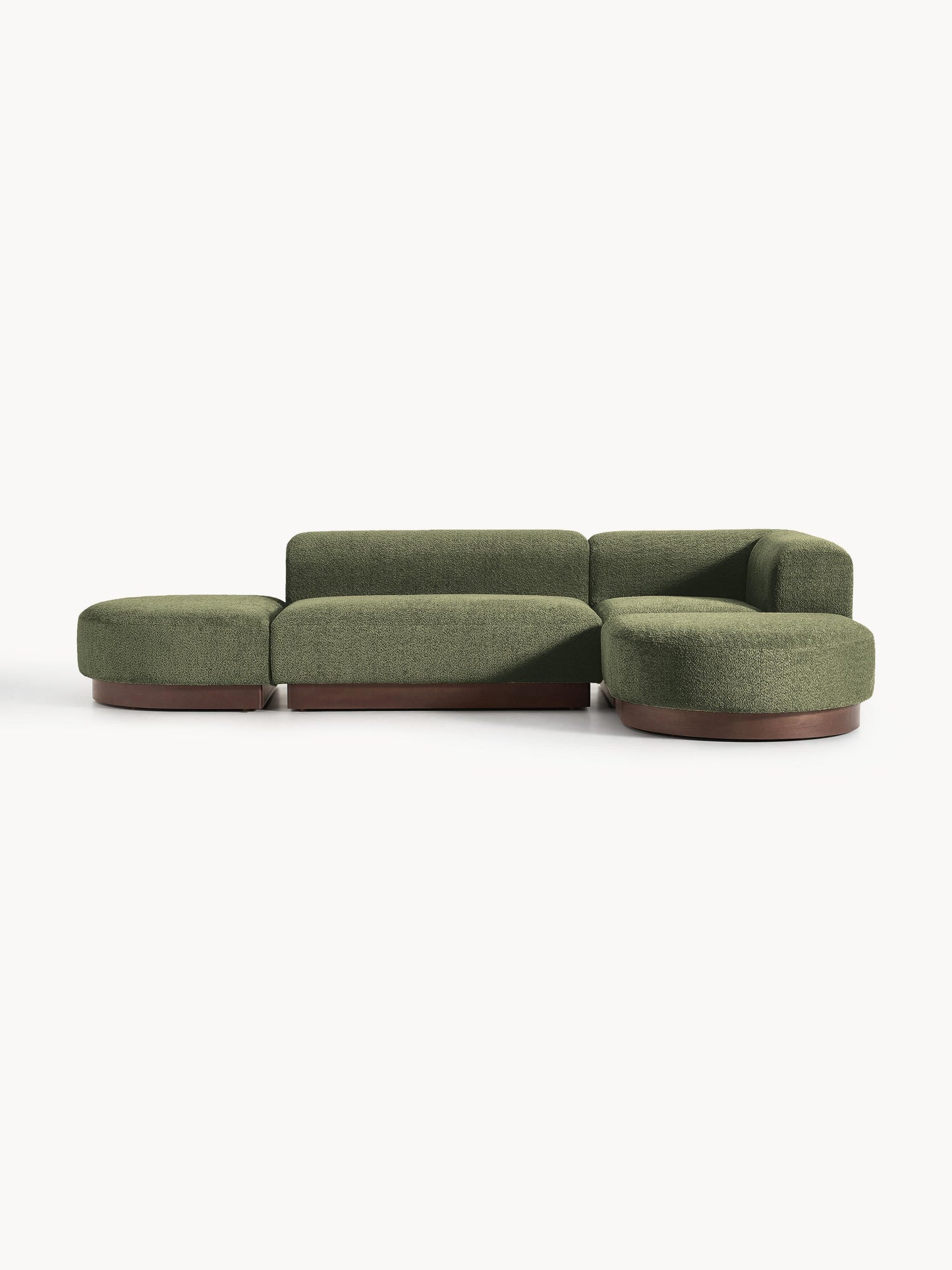 Natvorna Modular Teddy Bouclé Corner Sofa