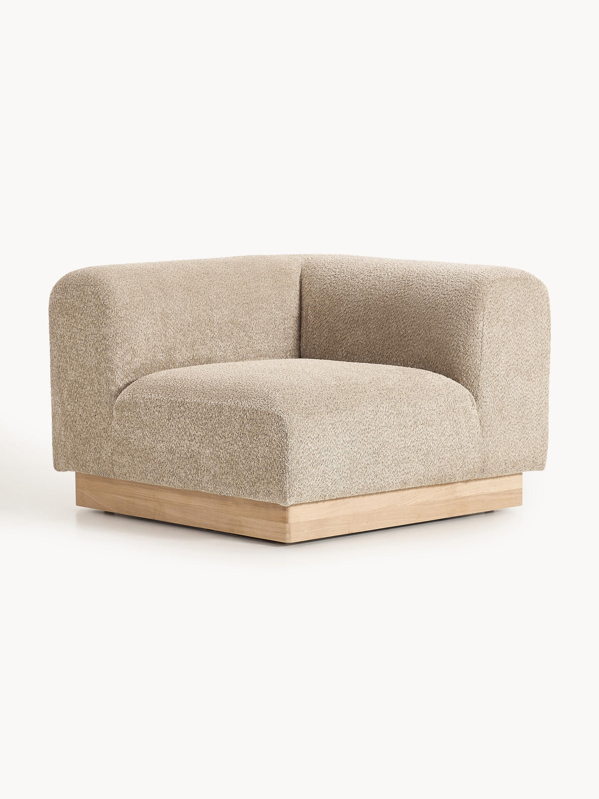 Natvorna Teddy Bouclé Corner Module