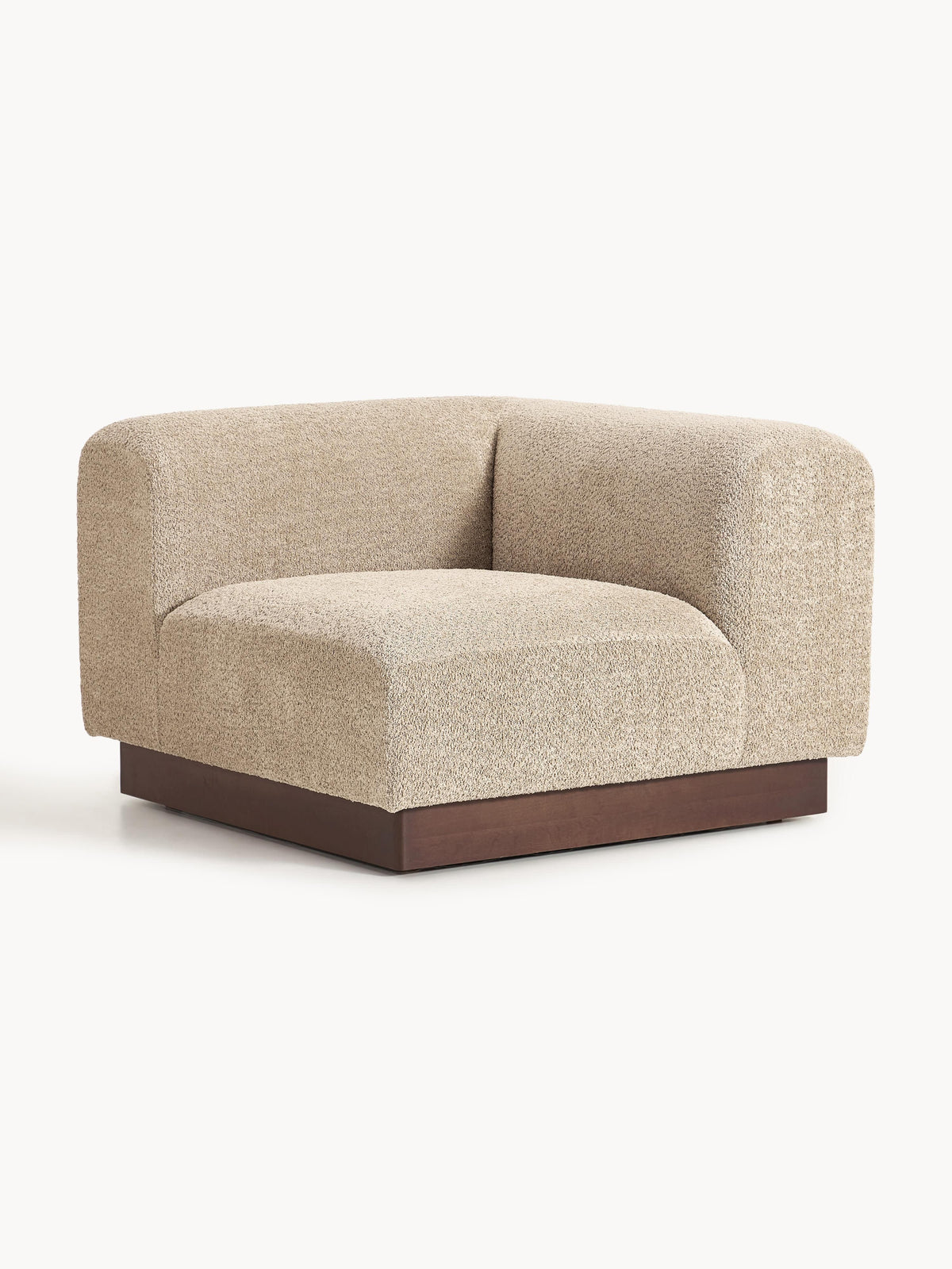 Natvorna Teddy Bouclé Corner Module