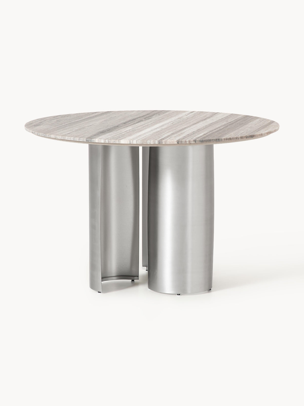 Noferro Round Dining Table with Marble Tabletop, Ø 120 cm
