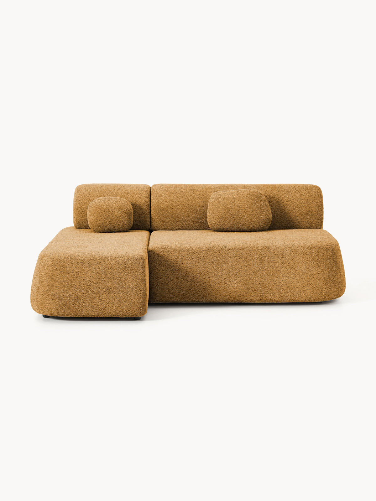 Paoastri Teddy Bouclé Sofa Bed with Storage