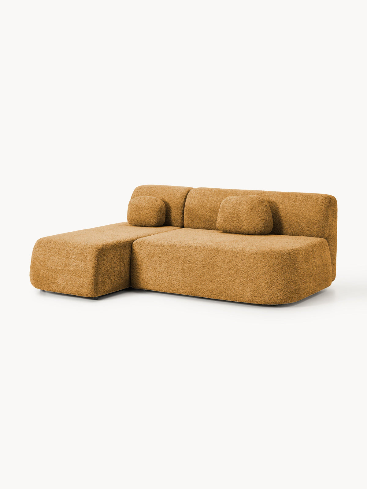 Paoastri Teddy Bouclé Sofa Bed with Storage