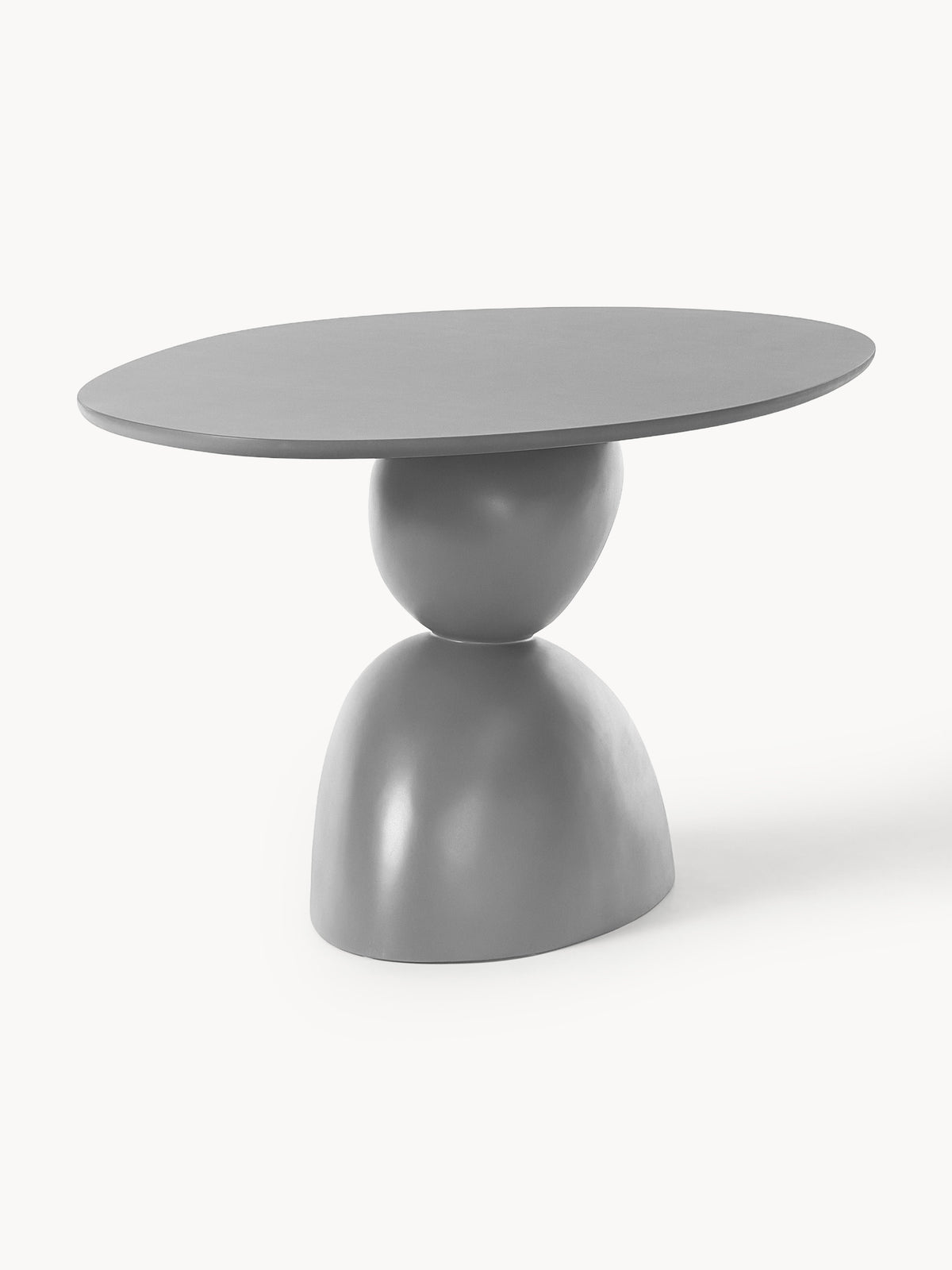 Sahnika Oval Dining Table with Organic Design, 180 x 90 cm