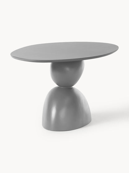 Sahnika Oval Dining Table with Organic Design, 180 x 90 cm