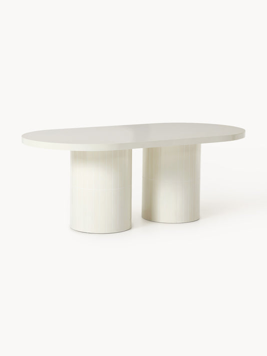 Saydora Oval Garden Dining Table, 200 x 100 cm