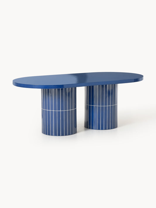 Saydora Oval Garden Dining Table, 200 x 100 cm