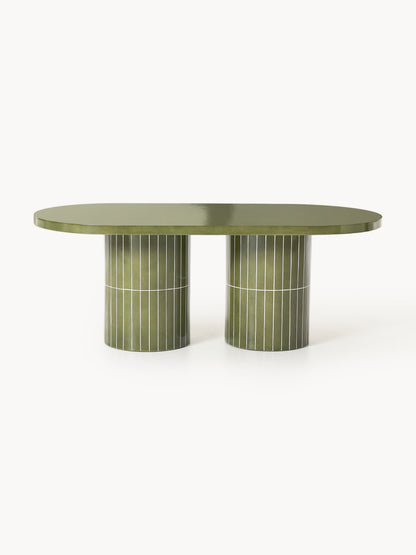 Saydora Oval Garden Dining Table, 200 x 100 cm