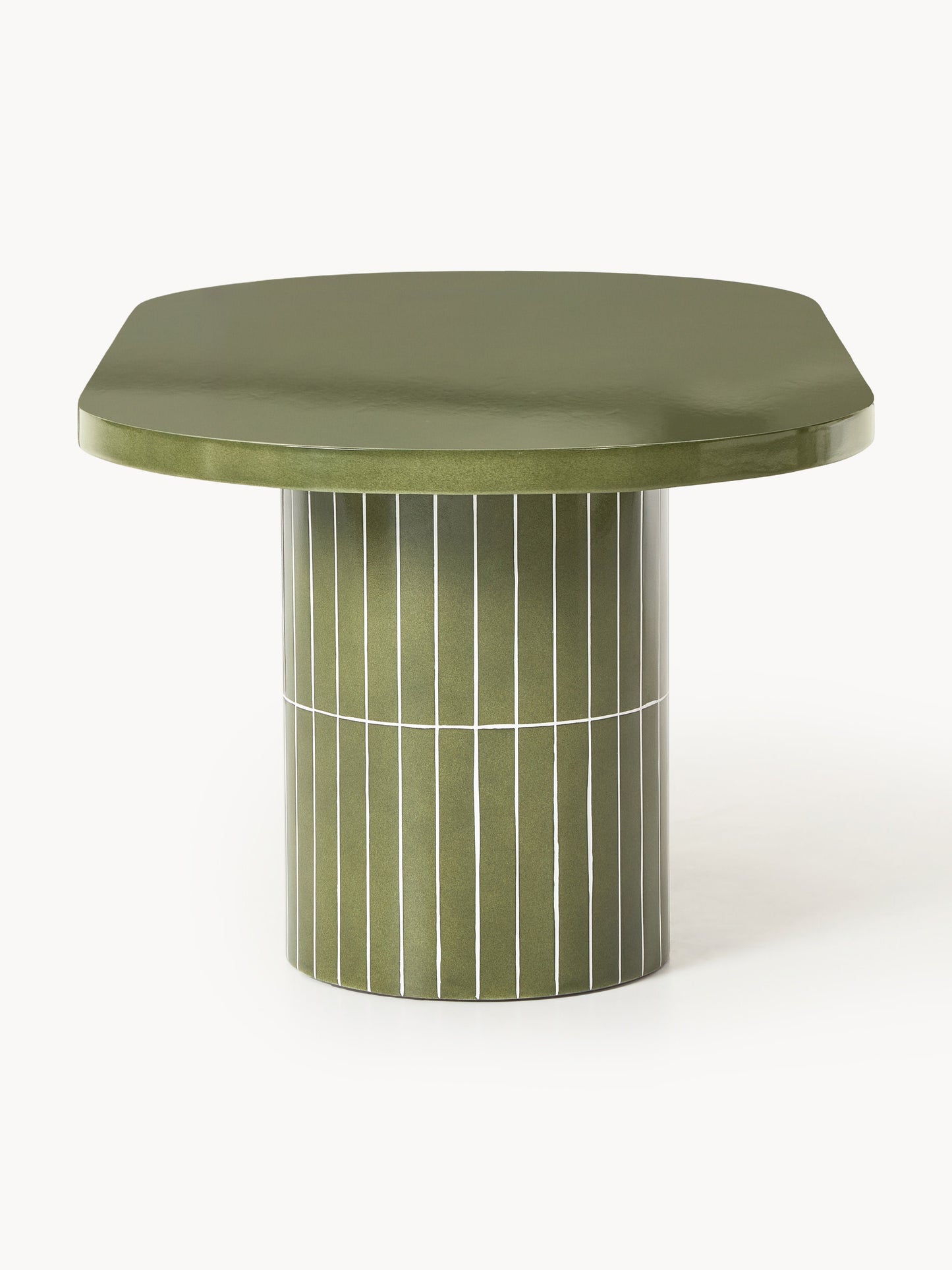 Saydora Oval Garden Dining Table, 200 x 100 cm