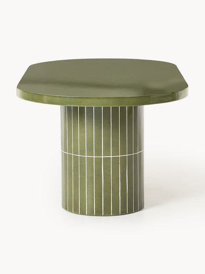 Saydora Oval Garden Dining Table, 200 x 100 cm