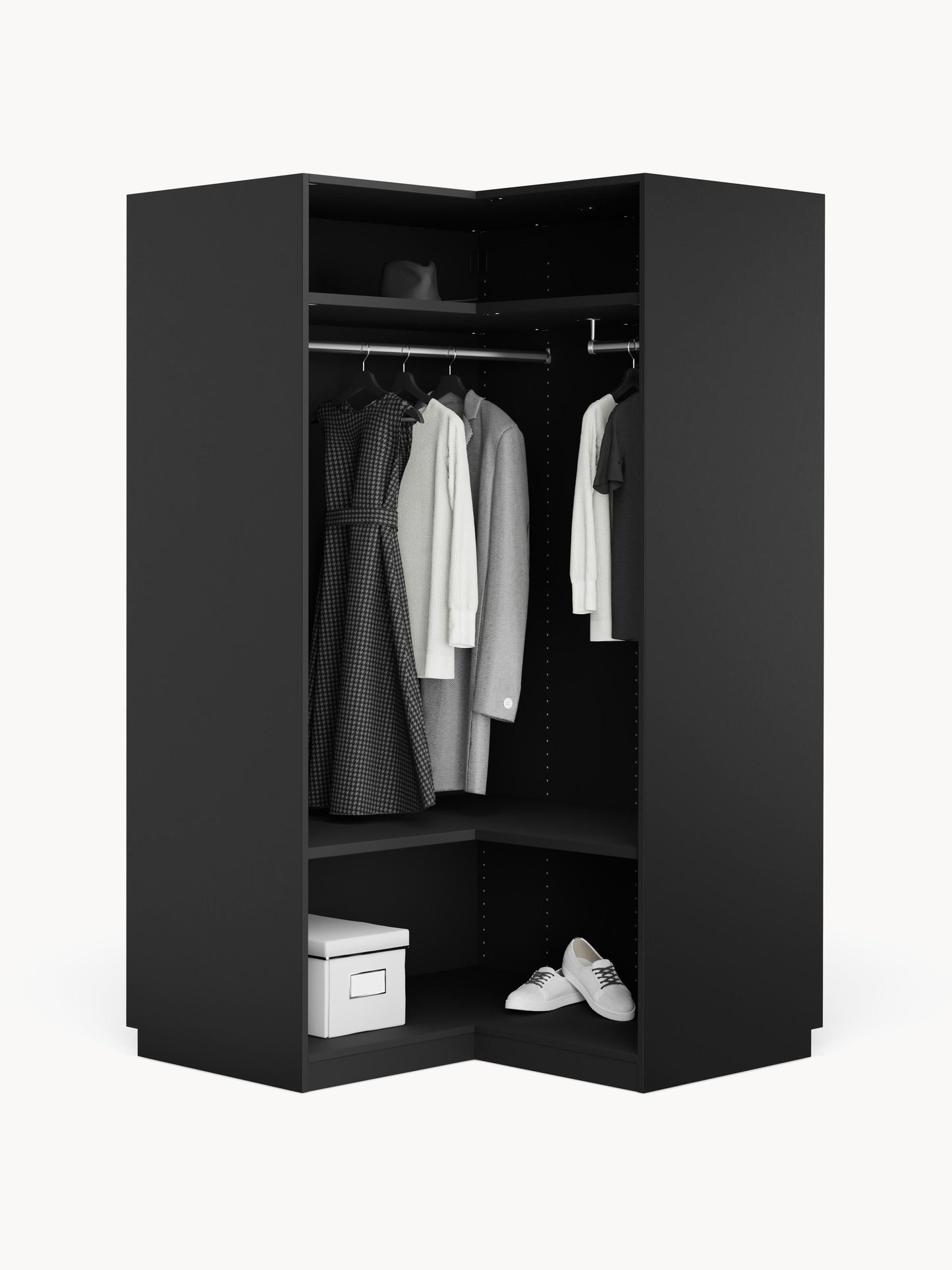 Simneva Modular Corner Wardrobe, 115 cm Wide