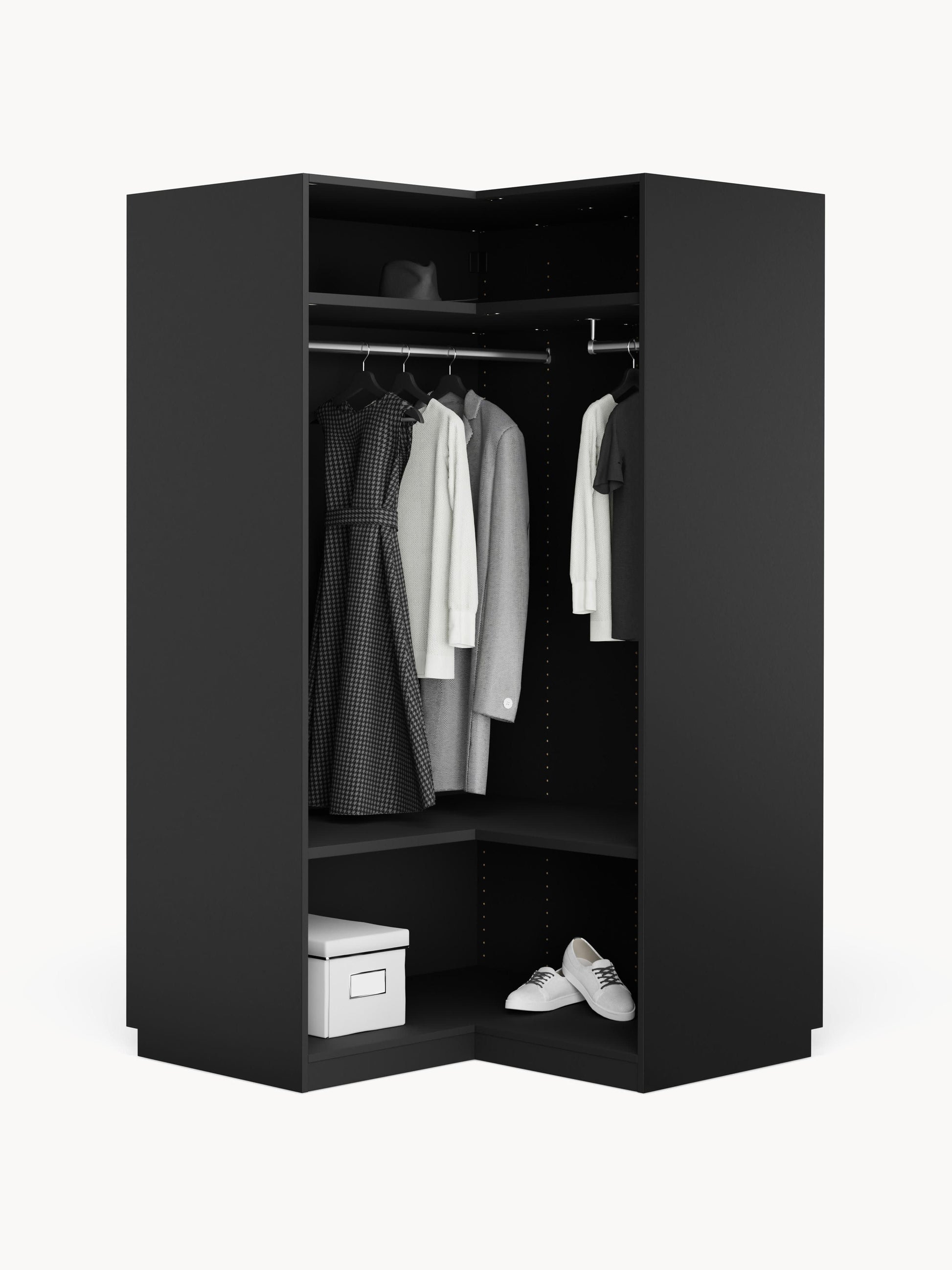 Simneva Modular Corner Wardrobe, 115 cm Wide